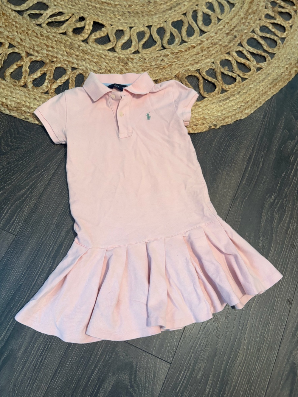 Ralph Lauren Light Pink Polo Dress for Girls